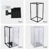 image30quot Large Monarch Butterfly Habitat Cage Outdoor Insect Mesh Cage Terrarium Diameter 19mm PipeCover Wraps Frame 30 Tall DIA 19mm Pipe