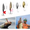 imageFishing Lures Kit for Freshwater Bait Tackle Kit for Bass Trout Salmon Fishing Accessories Tackle Box Including Spoon Lures Soft Plastic WormsFishing Lures kit 56 pcs