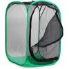 imageRESTCLOUD 36quot Large Monarch Butterfly Habitat Giant Collapsible Insect Mesh Cage Terrarium Popup 24 x 24 x 36 InchesBlack with Green