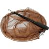 imageRESTCLOUD Bait Net and Fishing Landing Net with Telescoping Pole Handle Extends to 59 inchesBrown