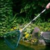 imageRESTCLOUD Fishing Landing Net with Telescoping Pole Handle Fishing net Freshwater for Kids Men Women Extend to 4063 InchesA Aluminum Handle  50 Full