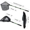 imageRESTCLOUD Fishing Landing Net with Telescoping Pole Handle Fishing net Freshwater for Kids Men Women Extend to 4063 InchesF Super Strong Aluminum Handle  61 Full