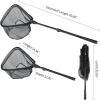 imageRESTCLOUD Fishing Landing Net with Telescoping Pole Handle Fishing net Freshwater for Kids Men Women Extend to 4063 InchesG Aircraftgrade Aluminum Handle  71 Full