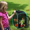imageRESTCLOUD Insect and Butterfly Habitat Cage Terrarium Popup 236 Inches TallBlack With Green