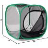 imageRESTCLOUD Insect and Butterfly Habitat Cage Terrarium Popup 236 Inches TallBlack With Green