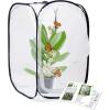 imageRESTCLOUD Insect and Butterfly Habitat Cage Terrarium Popup 236 Inches TallWhite With Black