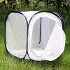 imageRESTCLOUD Insect and Butterfly Habitat Cage Terrarium Popup 236 Inches TallWhite With Black