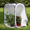 imageRESTCLOUD Insect and Butterfly Habitat Cage Terrarium Popup 236 Inches TallWhite With Black