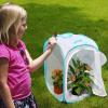 imageRESTCLOUD Insect and Butterfly Habitat Cage Terrarium Popup 236 Inches TallWhite With Blue