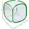 imageRESTCLOUD Insect and Butterfly Habitat Cage Terrarium Popup 236 Inches TallWhite With Green