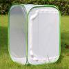 imageRESTCLOUD Professional Butterfly Habitat Insect Cage Caterpillar Enclosure Popup Polyester Bottom for Easier CleanGreen