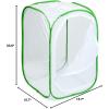 imageRESTCLOUD Professional Butterfly Habitat Insect Cage Caterpillar Enclosure Popup Polyester Bottom for Easier CleanGreen