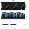 imageRESTCLOUD Wall Mounted Fishing Rod Holder Vertical Rack for Garage Storage Fits 319mm Rod Diameter 9 Slots3 Slots