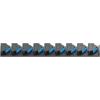 imageRESTCLOUD Wall Mounted Fishing Rod Holder Vertical Rack for Garage Storage Fits 319mm Rod Diameter 9 Slots9 Slots