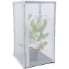 image30quot Large Monarch Butterfly Habitat Cage Outdoor Insect Mesh Cage Terrarium Diameter 19mm PipeCover Wraps Frame 30 Tall DIA 19mm Pipe