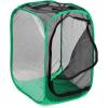 imageRESTCLOUD 36quot Large Monarch Butterfly Habitat Giant Collapsible Insect Mesh Cage Terrarium Popup 24 x 24 x 36 InchesBlack with Green