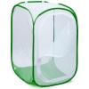 imageRESTCLOUD 36quot Large Monarch Butterfly Habitat Giant Collapsible Insect Mesh Cage Terrarium Popup 24 x 24 x 36 InchesWhite with Green