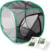 imageRESTCLOUD Insect and Butterfly Habitat Cage Terrarium Popup 236 Inches TallBlack With Green