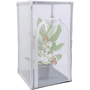image30quot Large Monarch Butterfly Habitat Cage Outdoor Insect Mesh Cage Terrarium Diameter 19mm PipeCover Wraps Frame 30 Tall DIA 19mm Pipe