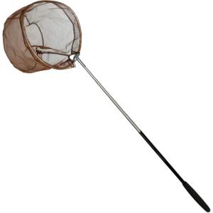 imageRESTCLOUD Bait Net and Fishing Landing Net with Telescoping Pole Handle Extends to 59 inchesBrown