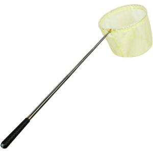 imageRESTCLOUD Bait Net and Fishing Landing Net with Telescoping Pole Handle Extends to 59 inchesYellow