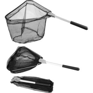 imageRESTCLOUD Fishing Landing Net with Telescoping Pole Handle Fishing net Freshwater for Kids Men Women Extend to 4063 InchesL Aluminum Handle  205 Full