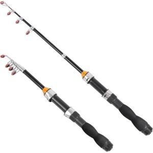 imageTelescopic Collapsible Extendable Fishing Rod for Saltwater and Freshwater Lightweight and Compact DesignFull Extend 32 Feet