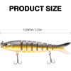 imageRESTCLOUD Fishing Lures for Freshwater and Saltwater Lifelike Swimbait Slow Sinking Bass Fishing Lure 3Pack