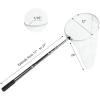 imageRESTCLOUD Insect and Butterfly Net with 12quot Ring 24quot Net Depth Strong Stainless Telescoping Handle Extends to 38 Inches12 Ring  38 Strong Stainless Handle