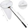 imageRESTCLOUD Insect and Butterfly Net with 12quot Ring 24quot Net Depth Strong Stainless Telescoping Handle Extends to 38 Inches12 Ring  59 Handle