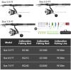 imageTelescopic Fishing Rod and Reel Combo Spinning Reel with Carrier Bag Travel Saltwater Freshwater Fishing79 Feet