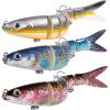 imageRESTCLOUD Fishing Lures for Freshwater and Saltwater Lifelike Swimbait Slow Sinking Bass Fishing Lure 3Pack