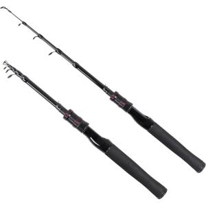 imageTelescopic Fishing Rod Collapsible Fishing Rod Portable Spinning Pole for Saltwater and Freshwater Carbon Fiber Lightweight and Compact DesignFull Extend 49 Feet