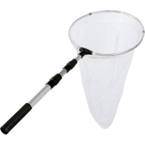 imageRESTCLOUD Large Insect and Butterfly Net with 14quot Ring 32quot Net Depth Extendable Handle to 36 Inches12 ring  36 handle