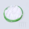 imageMesh Plant Cover for Outdoor Plant Netting Protector Garden Cover Cloche for Fruit Vegetables Strawberry Flowers and Herbs PopUp Cage with 4 Stakes White with Green 197quot x 197quot x 197quot
