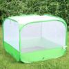 imageMesh Plant Cover for Outdoor Plant Netting Protector Garden Enclosure Cloche for Fruit Vegetables Strawberry Flowers and Herbs PopUp Cage with 4 Stakes White with Green 394quot x 394quot x 197quot