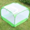 imageMesh Plant Cover for Outdoor Plant Netting Protector Garden Enclosure Cloche for Fruit Vegetables Strawberry Flowers and Herbs PopUp Cage with 4 Stakes White with Green 394quot x 394quot x 197quot