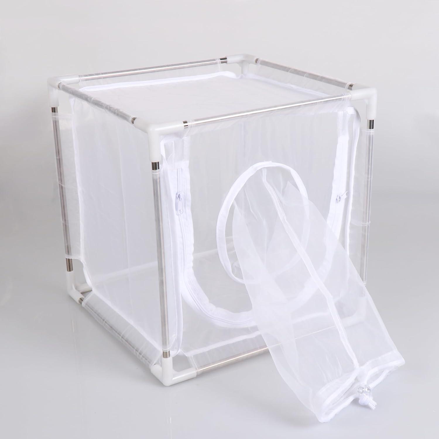 imageRESTCLOUD Insect Breeding Cage Insect Rearing cage with Ultra Fine Mesh Size 12quot x 12quot x 12quot