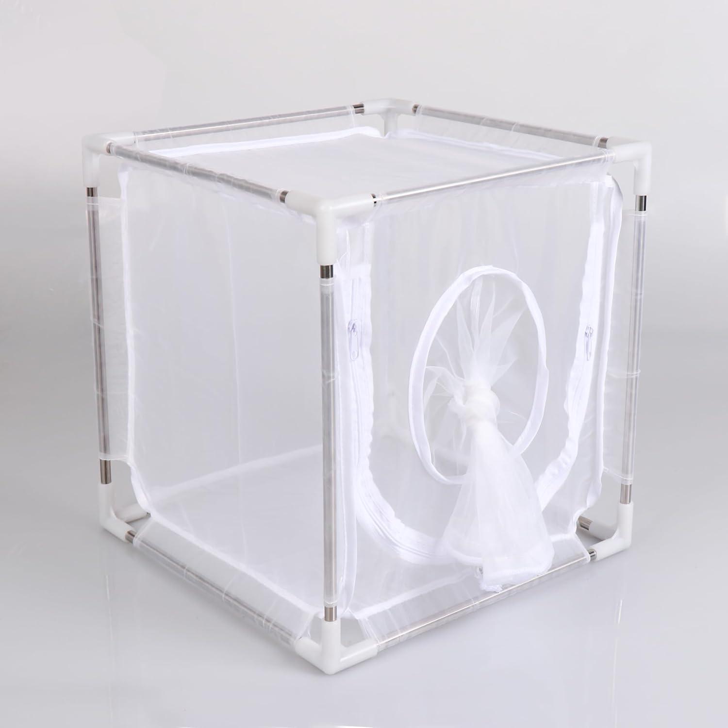 imageRESTCLOUD Insect Breeding Cage Insect Rearing cage with Ultra Fine Mesh Size 12quot x 12quot x 12quot
