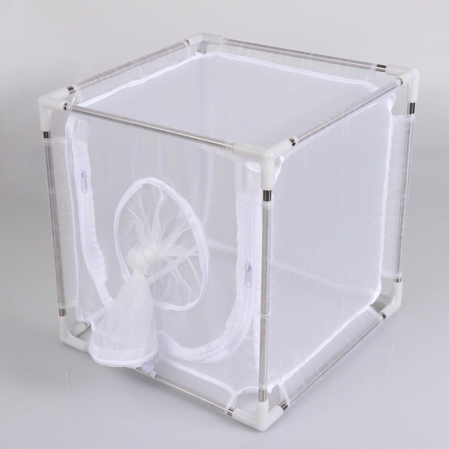 imageRESTCLOUD Insect Breeding Cage Insect Rearing cage with Ultra Fine Mesh Size 12quot x 12quot x 12quot
