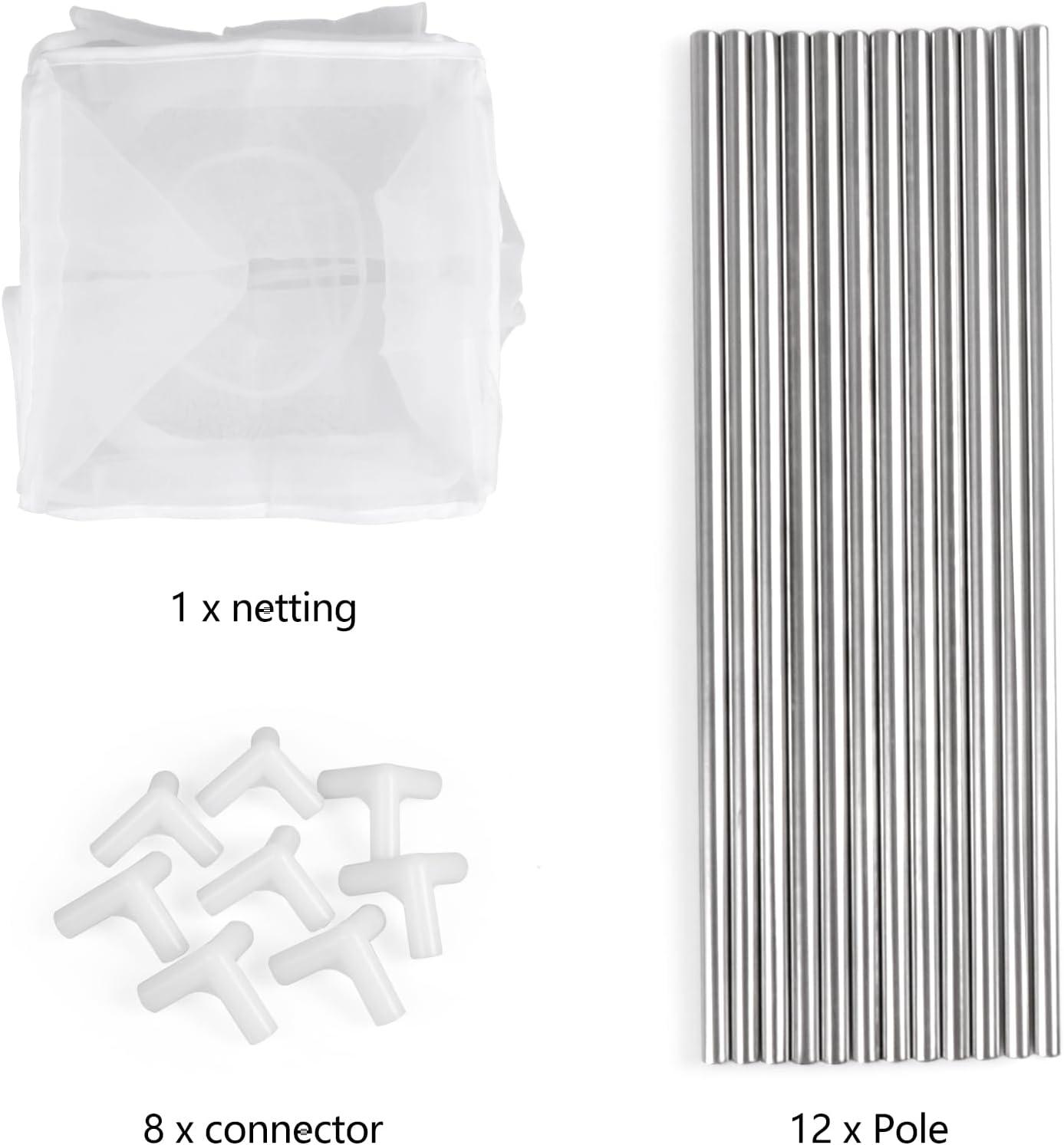 imageRESTCLOUD Insect Breeding Cage Insect Rearing cage with Ultra Fine Mesh Size 12quot x 12quot x 12quot