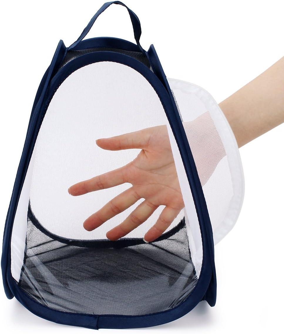 imageRESTCLOUD Mini Butterfly Habitat Insect Mesh Cage Bug Terrarium Pop Up 75quot x 11quot Tall75 x 11