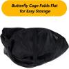 image30quot Heavy Duty Monarch Butterfly Habitat Outdoor Collapsible Insect Mesh Cage Terrarium Popup with Zipper Protection and Unzip BottomRemovable Bottom 46 Tall