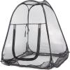 imageMesh Plant Cover from Animals Plant Netting Pest Guard Cover Plant Tent Cage Popup with 4 Stakes for Vegetables Fruits Flowers 28 x 28 x 32 InchesBlack