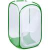 image4 Feet Extra Large Monarch Butterfly Habitat Giant Collapsible Insect Mesh Cage Terrarium Popup White  Green 28 x 28 x 48 InchesWhite  Green