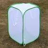 imageCollapsible Mesh Bird Cage for Song Bird Bird Cage Seed Catcher White Large Parakeet Cages PopUp Design 18 x 18 x 46 Inches