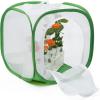 imageTwo Doors Monarch Butterfly Habitat Insect Mesh Cage Caterpillar Enclosure Terrarium Popup 12 X 12 X 12 Inches12 X 12 X 12 Inches