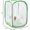imageTwo Doors Monarch Butterfly Habitat Insect Mesh Cage Caterpillar Enclosure Terrarium Popup 12 X 12 X 12 Inches157 X 157 X 24 Inches