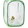 imageTwo Doors Monarch Butterfly Habitat Insect Mesh Cage Caterpillar Enclosure Terrarium Popup 12 X 12 X 12 Inches157 X 157 X 24 Inches