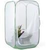 image59quot Outdoor Mesh Plant Enclosure Mesh Plant Cover for Pests Bird and Pest Protection Guard for Fruit Vegetables Flowers and Herbs PopUp Cage 35quotx35quotx59quot35 x 35 x 59 Inches